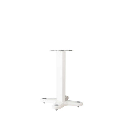Monitor Audio ST-2 Universal Stand in Matte White, angled view