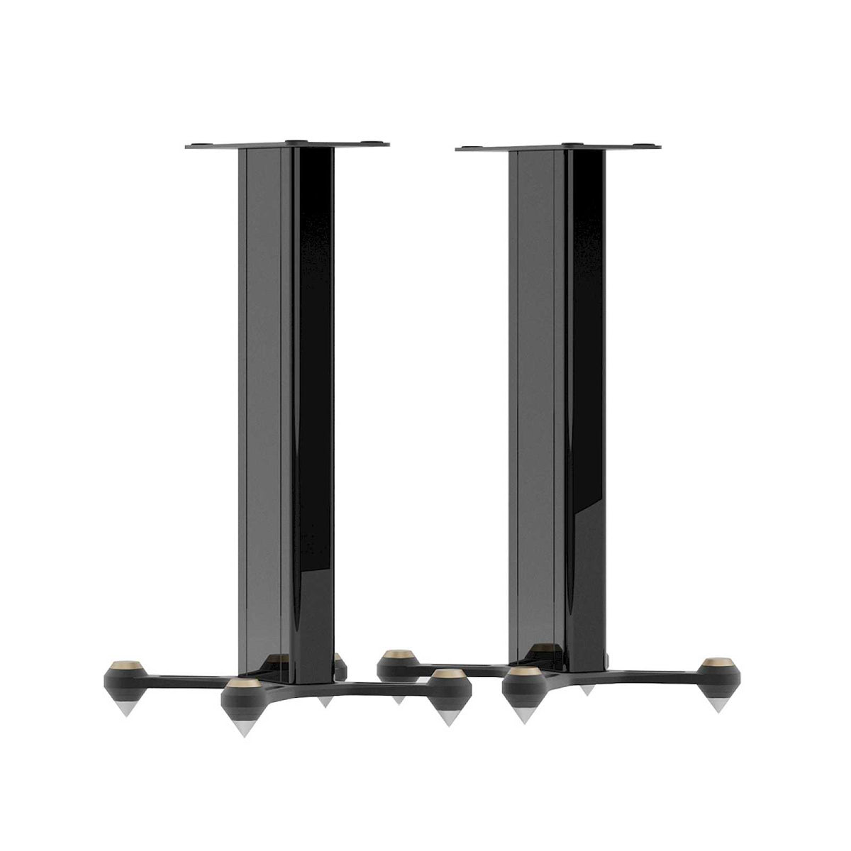 Monitor Audio Studio 89 Stand in Black, angled view