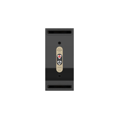 Monitor Audio Studio 89 in High Gloss Black, rear view