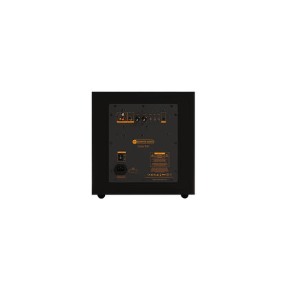 Monitor Audio Vestra W10 in Matte Black, rear view