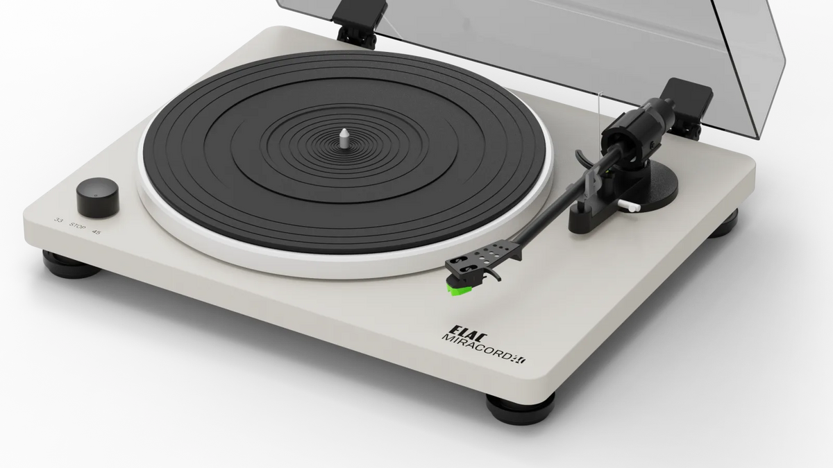 Elac Miracord 40 in White Cream, product view