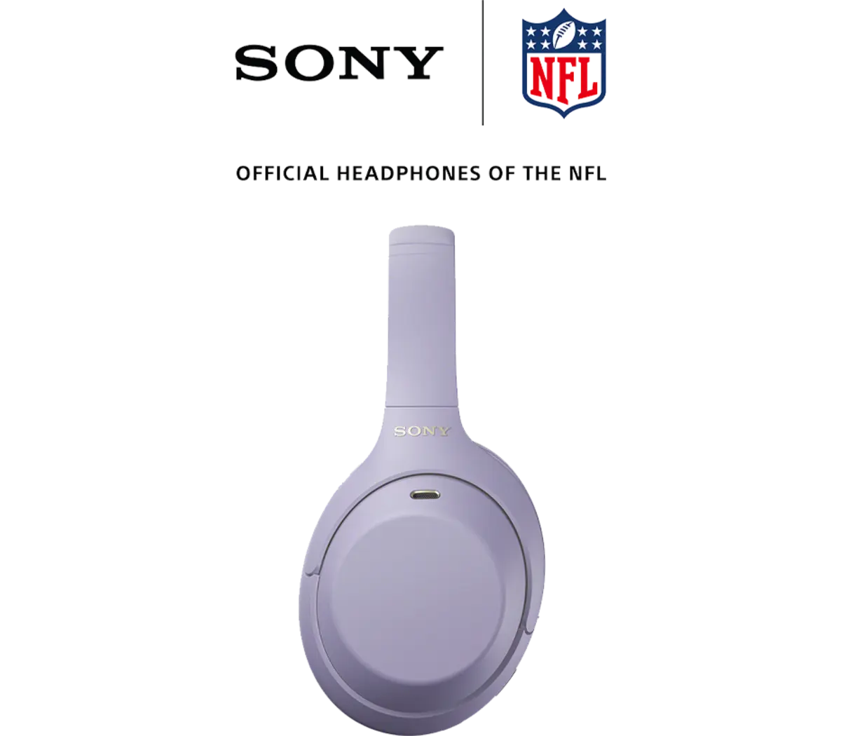 Sony WH-1000XM4C in Lavender, product view 4