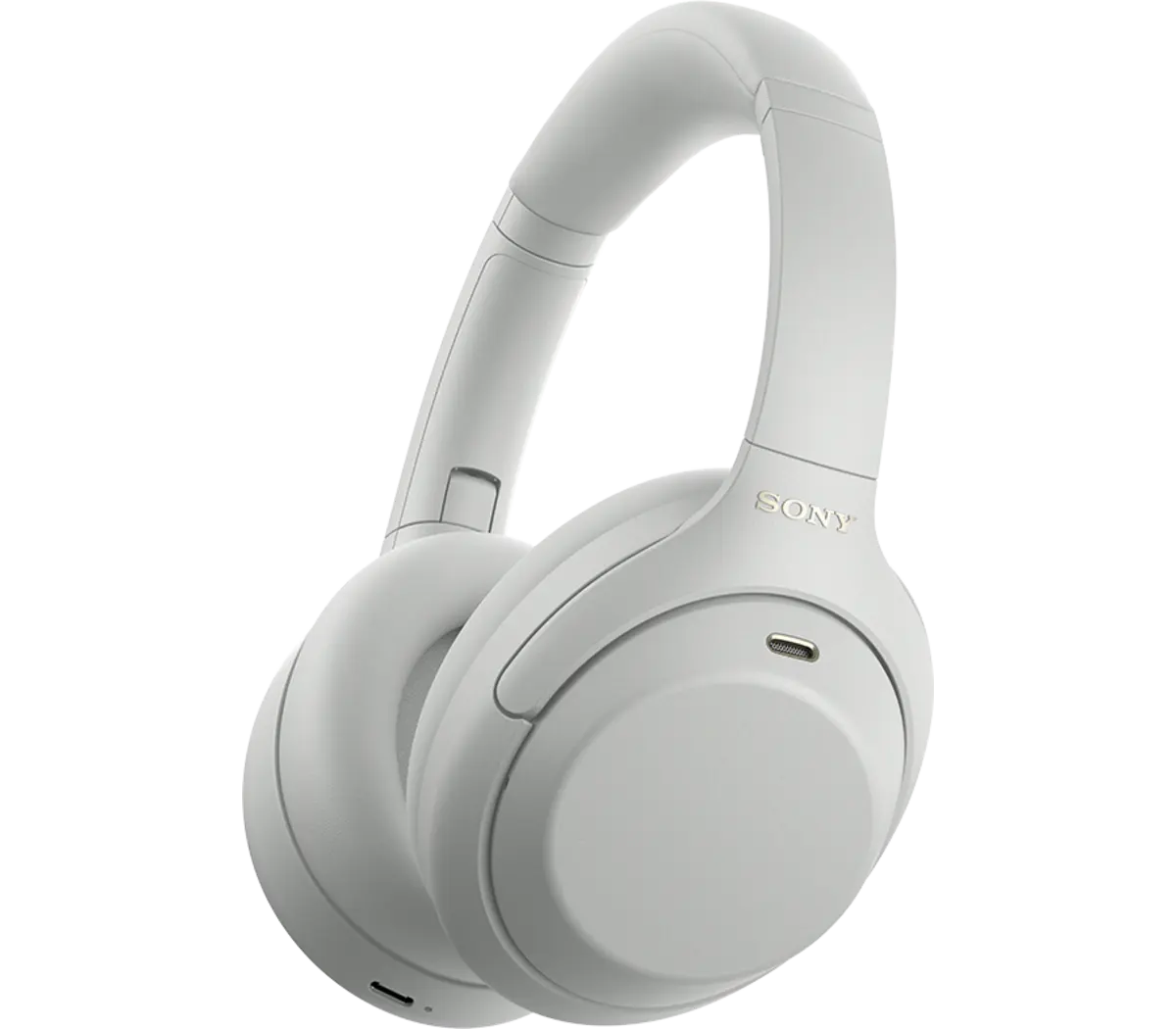 Sony WH-1000XM4C in Platinum Silver, product view 3